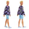 Barbie Ken Fashionista Purple Check  As Seen In the Movie "Barbie" [Dress-up Doll] [Ages 3 and Up] HBV25