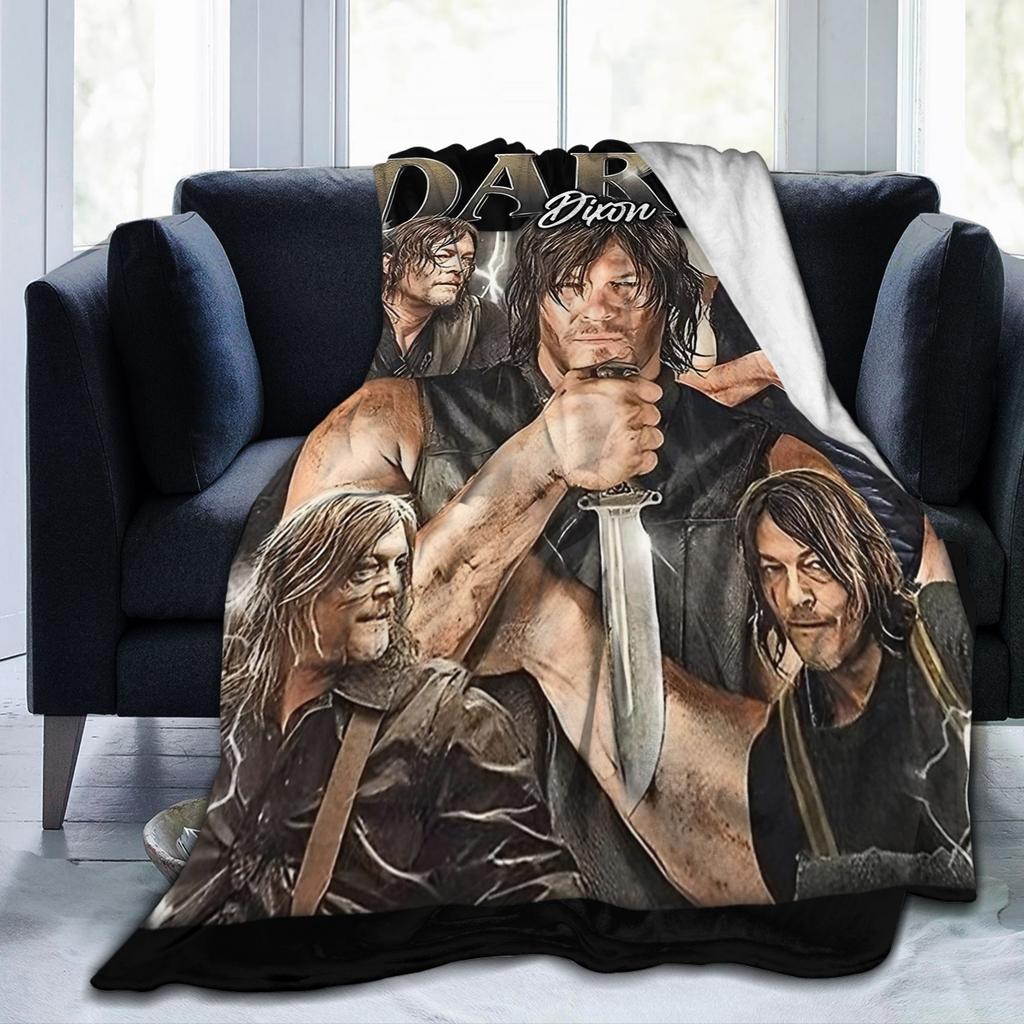 Daryls Dixon The Walking Dead Blankets Flannel Autumn/Winter Super Warm Throw Blanket for Home Travel Bedding Throws