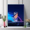 Atletico Madrid Football Club 100% Round Full Drill 5D DIY Diamond Painting Embroidery Cross Stitch Rhinestone Decor