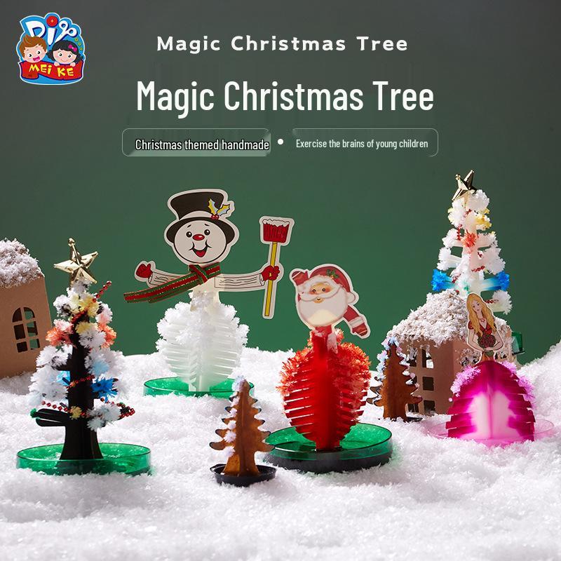 Handmade Magic DIY Snowflake Christmas Tree for Party Decorations