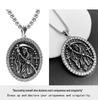 Xiweier Retro Halloween Skull Pendant Necklace - Unisex Unique Design