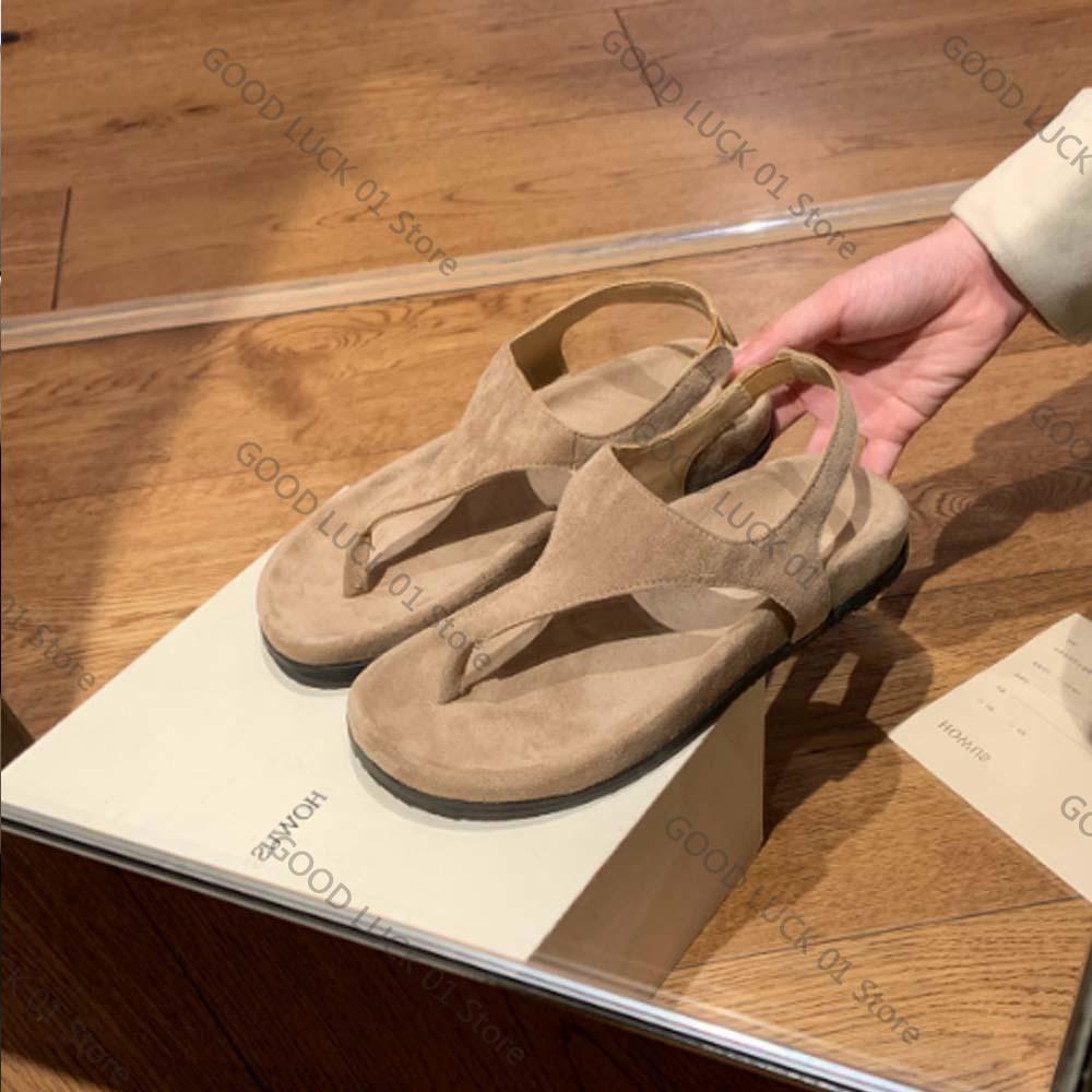 Fashion 2025 Retro Women's Thick Bottom Flip Flops Summer New Non Slip Beach Slippers Fashionable Outdoor Sandals Roman Women's Sandals