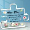 Nan's Puzzle Plaque - "Important Piece of My Life" Gift for Mother's Day & Christmas