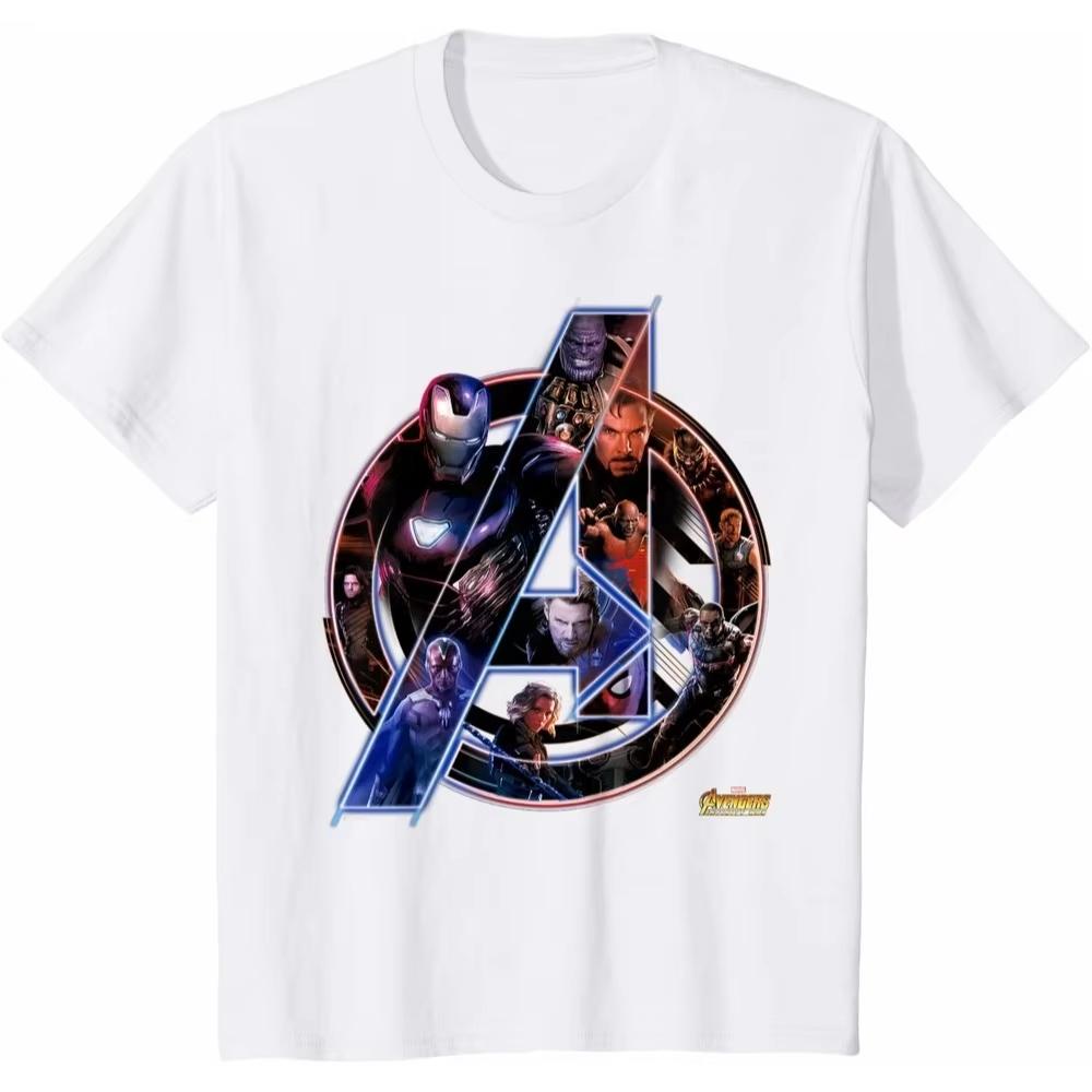 2026 new Avengers Infinity War Marvel TShirt Unisex Short Sleeve Soft Cotton Classic Fit Crew Neck Daily Top for Adult Fans