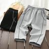 Boys' Pique Cotton Casual Straight-Leg Pants - Spring/Autumn Style for Kids