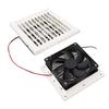 Side Exhaust RV Vent Fan Louvered Grid Odor Remove Silent Ventilation Fan for Motorhome DC 12V