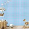 Candy Lattice Wallpaper Azure and Celadon for Living Room and Bedroom 50x1000