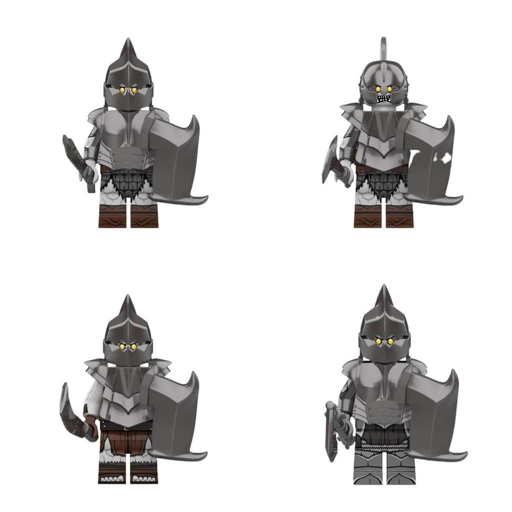 Kt1056 Ancient Soldier Series Orc Building Blocks Figure Toy Bag