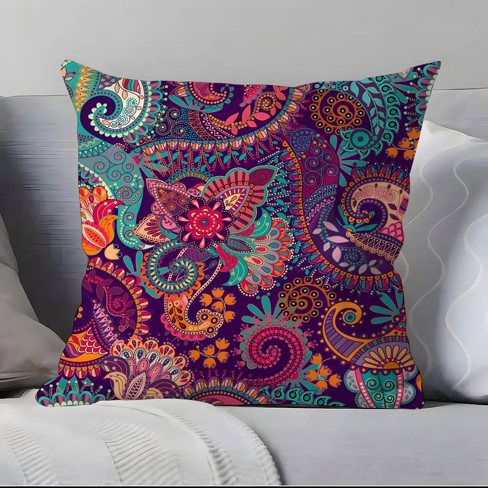 Badik I-I-Indonesia B-B-B-Batik Design Pillow Case Pillowcase Soft Skin Friendly & Comfortable With A Hidden Zipper