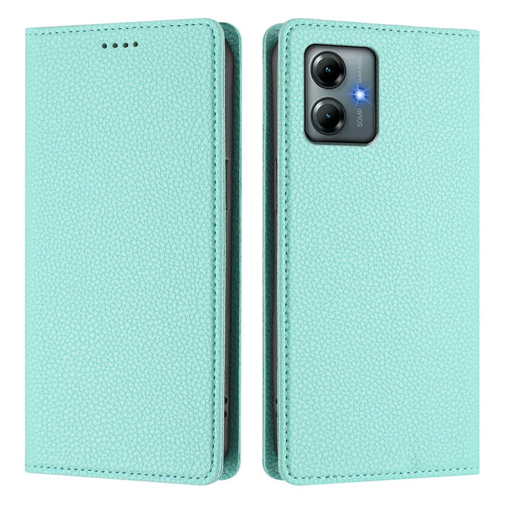 For Motorola Moto G Play (2025) 4G Wallet Case RFID Blocking Litchi Texture Leather Mobile Cover