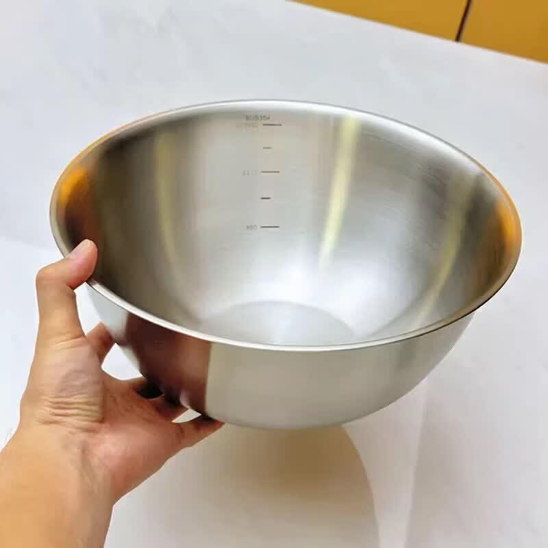 Food-Grade Stainless Steel Mixing Bowl