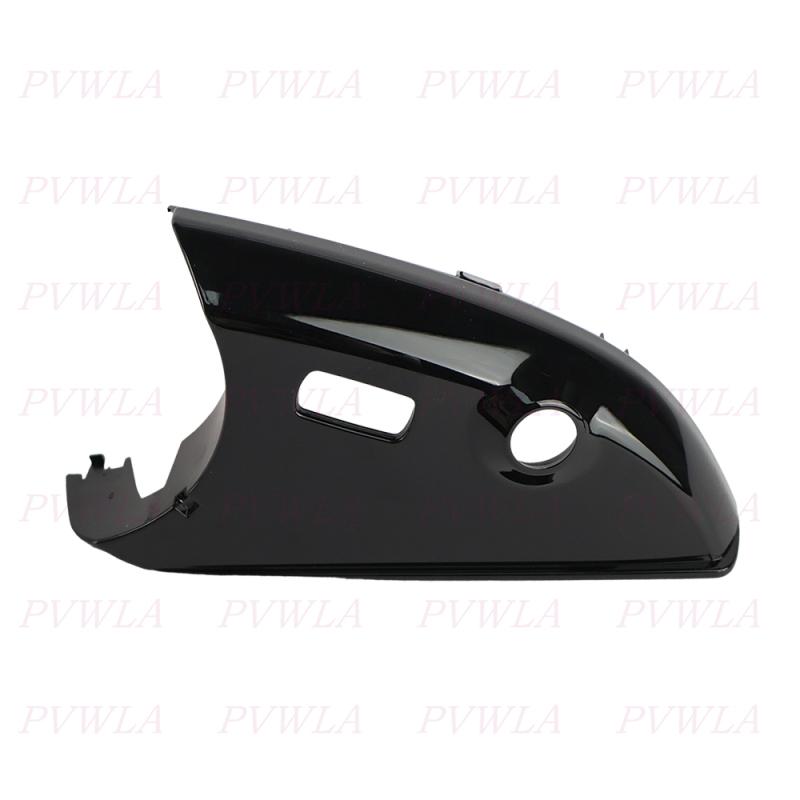 Black Painted Reverse Mirror Housing With Puddle Light Hole For Benz W212 2009 2010 2011 2012 2013 2014 2015 2016Car Accessories