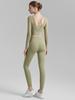 2025 Autumn Women's Mesh Yoga Set: Two-Piece Short & Tight Lycra Pants