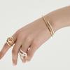 MOI Studio #LINK SQUAR BANGLE_02W