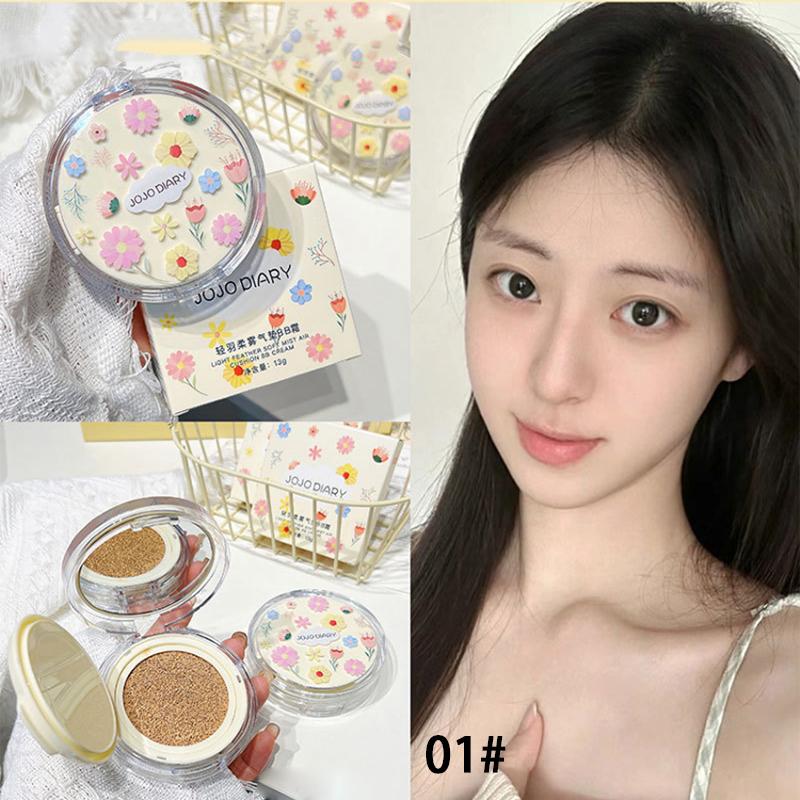 JOJO Featherlight Hydraterende Cushion Foundation - Vlekkeloze Dekking, Langhoudend, Stralende Finish BB Cream white