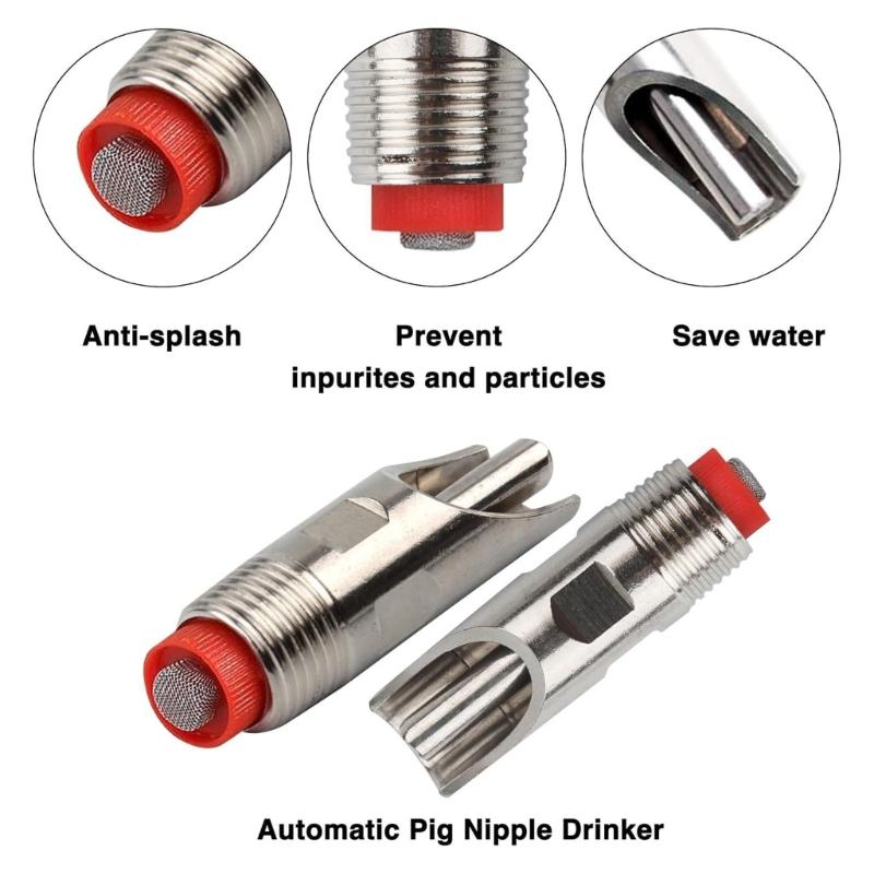 Durability Rusts Resistant Automatic Poultry Drinker Providing Continuous Clean Water Flows for Farm Use