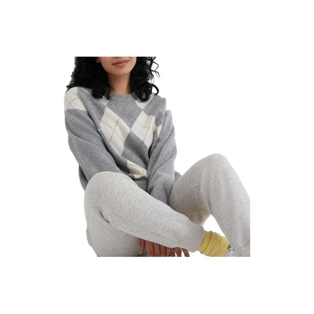 UNIQLO Casual Solid Mid-Rise Straight Leg Knit Sports Pants Women bottoms 459792-03