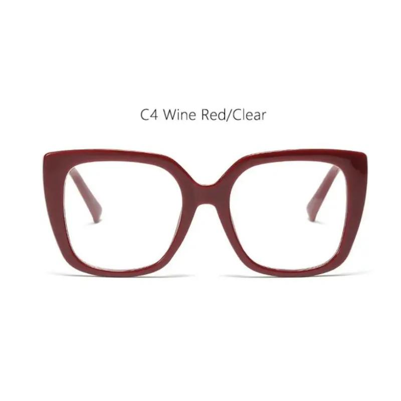Black Square Glasses Frame Women Vintage Eyeglasses Myopia Nerd Optical Glasses Frame Spring Hinge Transparent Glasses Eyewear