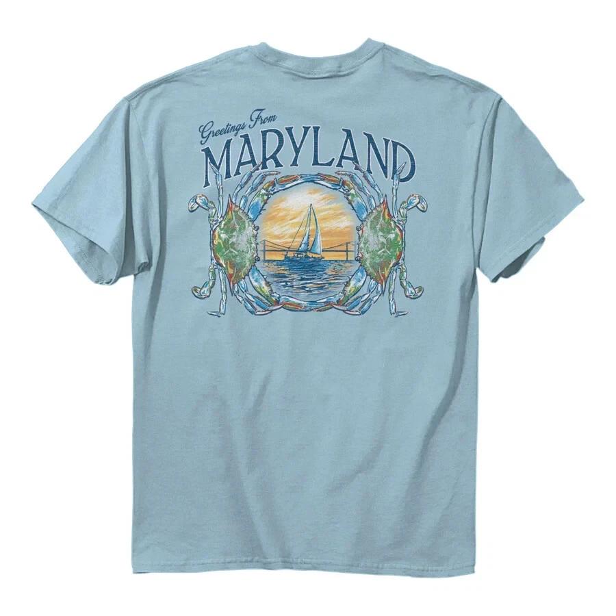 New MARYLAND my Maryland CRAB FRAME T Shirt Comfort Colors Shirt 3XL