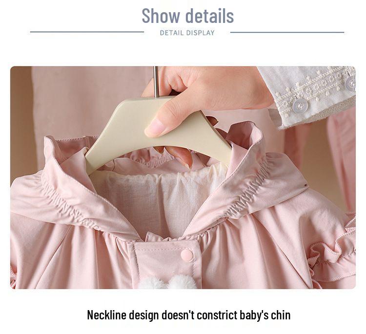 Super Cute Princess Cartoon Baby Bodysuit for Girls - Spring & Autumn Snapsuit