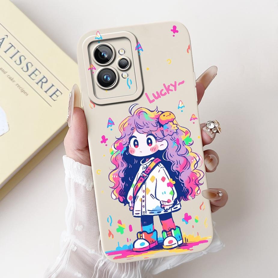 For Realme GT2 Pro Case RMX3301 Cute Fashion Cartoon Cover Shockproof Phone Case For Realme GT 2 Pro RealmeGT2 RMX3310 Soft Bags