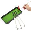 Set Regalo Penna da Golf Inclusa Mini Penna a Sfera con Bandierina Scatola Portaoggetti per Appassionati di Golf