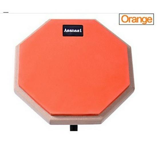 8-inch Beginner Drum Practice Pad with Colored Rubber Surface