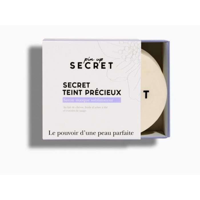 Pin Up Secret Secret Teint Précieux Savon Lait De Chèvre 110 Grammes