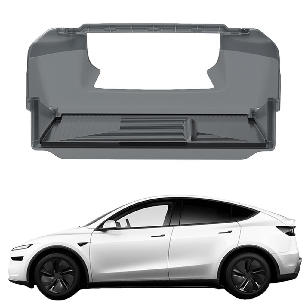 Hiddenable Privacy Storage for Tesla 2020-2025 Model Y/YL Center Console Organizer Tray Easy Install Automotive Accessories