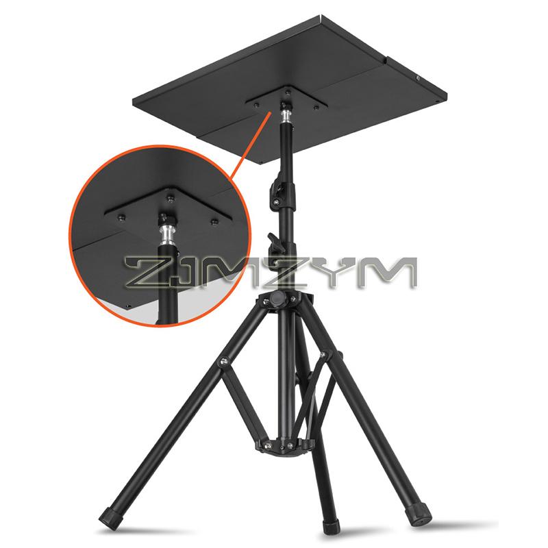 Universal Projector Tripod Stand Adjustable Height Tabletop Floor Projector Stand Bracket Camera Laptop Platform Holder