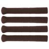 2 Packs Cotton Glasses Ear Cushion Soft Knitted Slip Proof Fixation Eyeglasses Temple Tips Sleeve Coffee