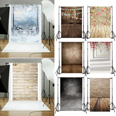 Vinyl Holz Wand Boden Fotografie Studio Prop Hintergrund Hintergrund 3x5FT
