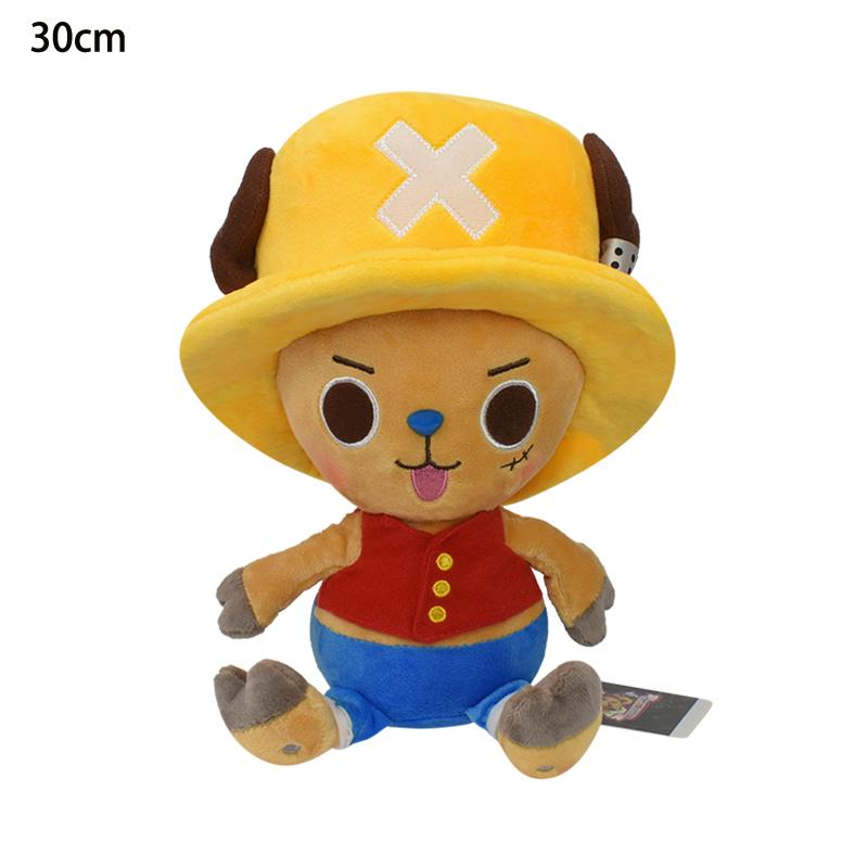Original One Piece Plush Toys Luffy Chopper Plush Doll Anime Cute Cartoon Stuffed Peluche Birthday Gift
