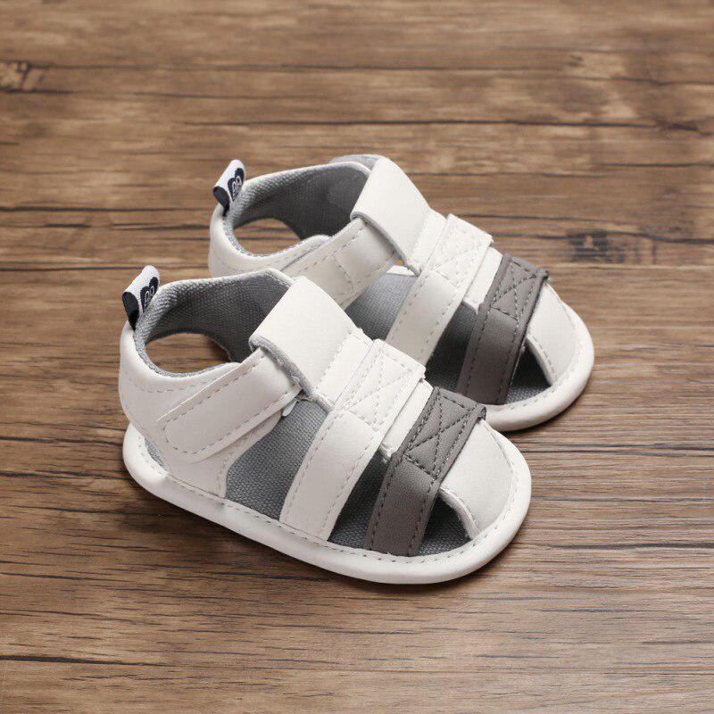 Summer Baby Boys Breathable Anti-Slip Mixed Color Shoes Sandals Toddler Soft Soled First Walkers