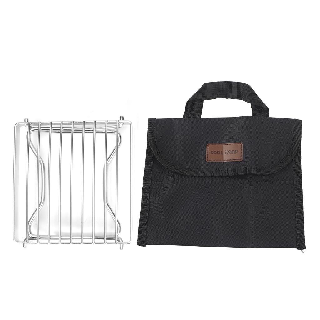 BBQ Grill Rack Mini Folding Portable Stainless Steel BBQ Grill for Outdoor Picknic Party