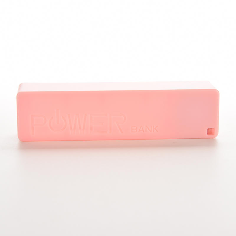 1 шт. Портативный 18650 для телефона Универсальный внешний аккумулятор Power Bank BOX Резервное внешнее зарядное устройство розовый