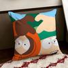 Cartoon Anime SSouth PPark Cushion Cover Reversible Soft Durable Pillow Cover Home  Car MultiScene Use for Daily Comfort