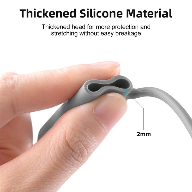 

CYCLI-2PCS For Starlink Cable End Caps Ethernet Cable Rainproof Silicone Protective Cover For Starlink Cable Storage Cover