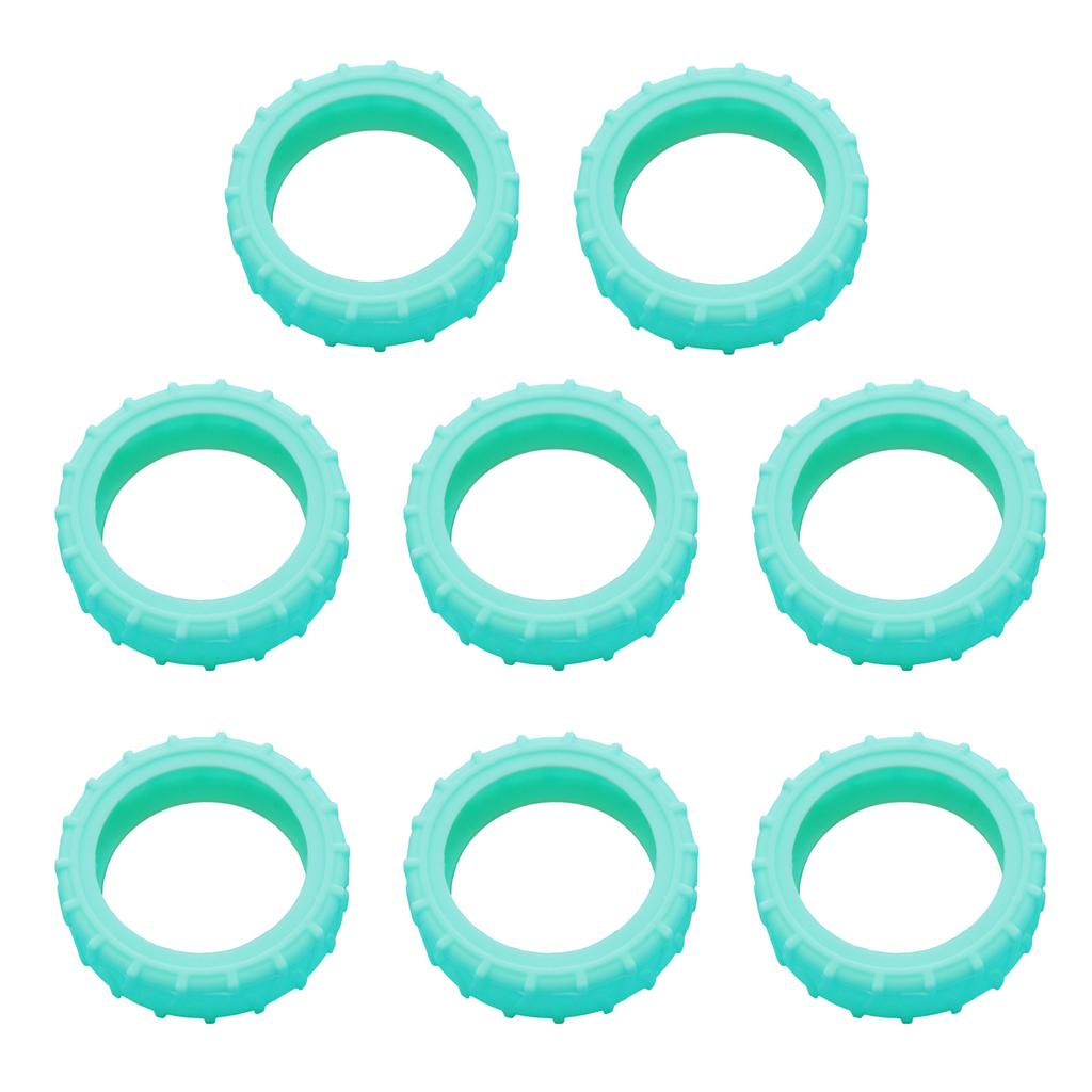 8 szt. Pokrowców na kółka bagażowe Pokrowce na kółka walizkowe Silikonowe Redukujące hałas Pokrowce ochronne na kółka bagażowe do walizek