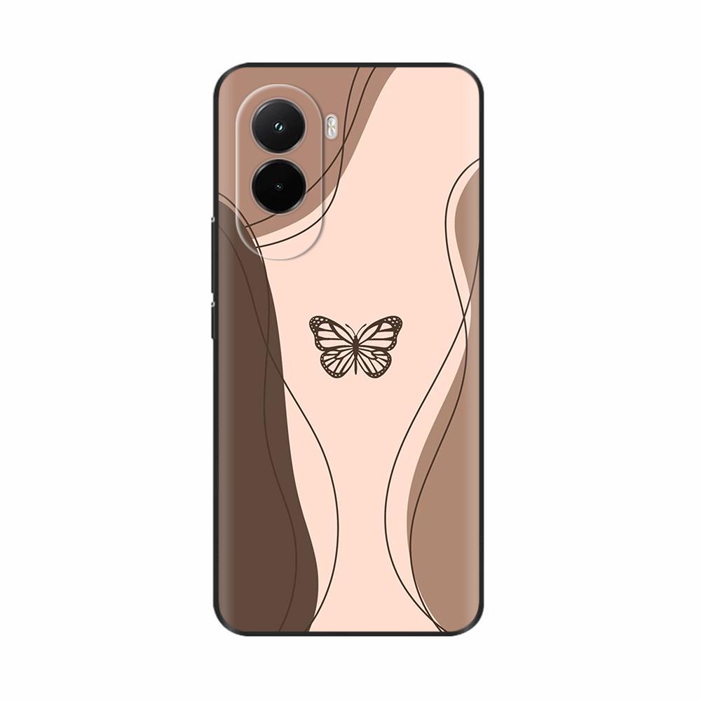 For Poco M7 4G Case Silicone Camera Protection Back Cover For Xiaomi PocoM7 4G TPU Cartoon Funda Poco M7 4G M 7 Phone Case Coque