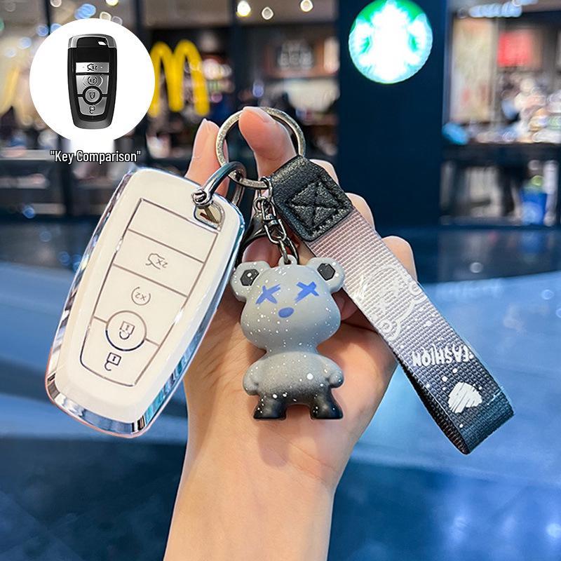 Key Case Shell for Ford Mondeo, Explorer, Focus, and Edge - Suitable for Men and Women