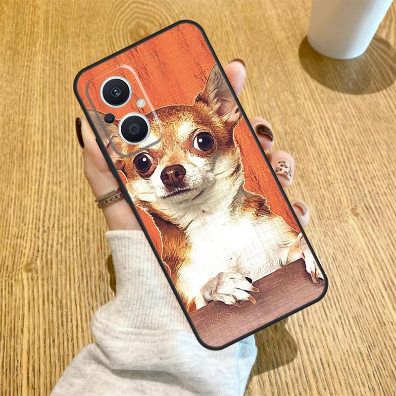 

Cartoon Chihuahua Dog Funda For OPPO Reno 10 11 12 13 14 Pro 14F 13F 12F 11F 7 8 Lite OPPO Find X5 X8 X9 Pro Case OPPO Reno12 F