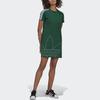 Adidas Originals Short Sleeved Dress Women's Dark Green GJ6583