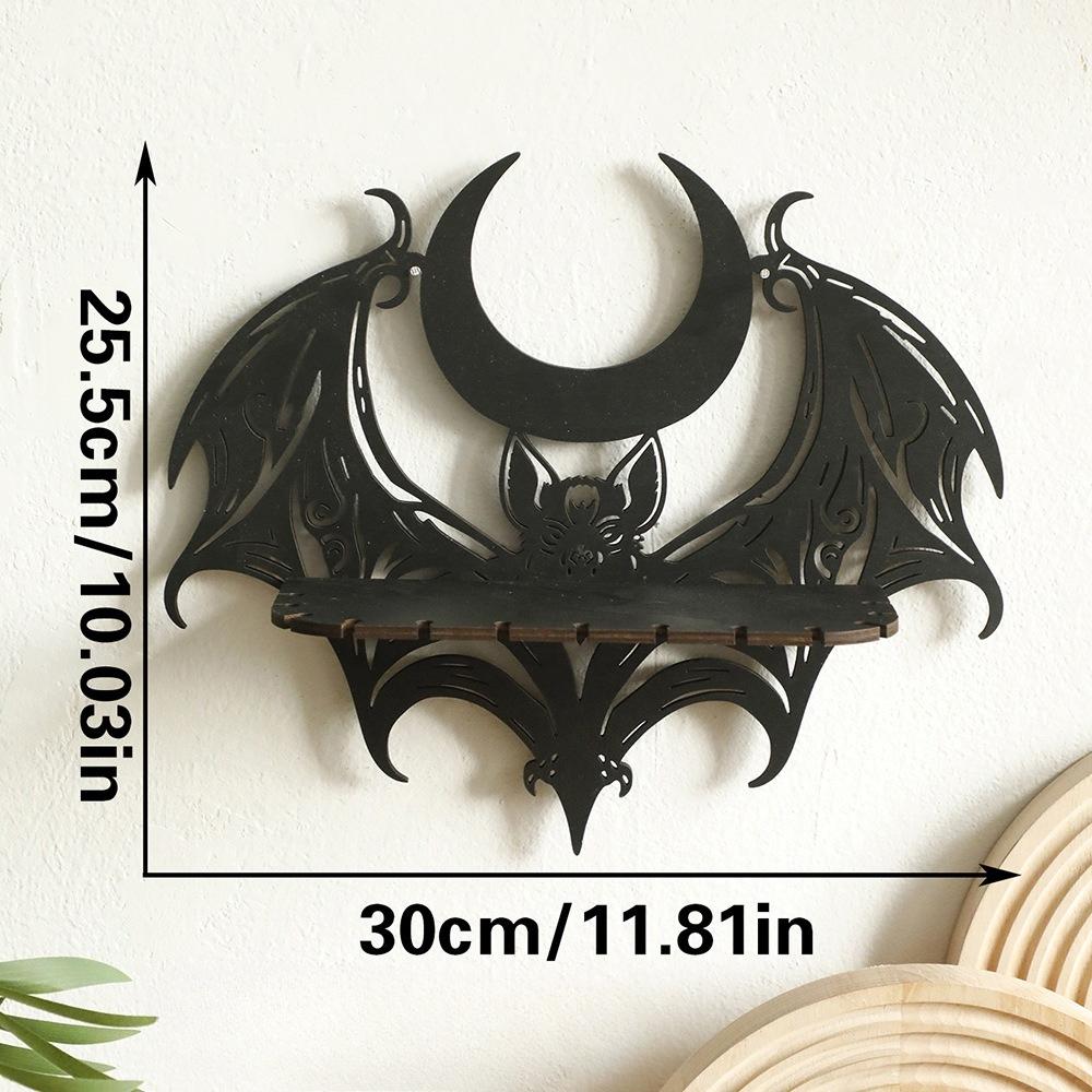 Butterfly Floating Wall Shelf Crystal Shelf Lotus Display Room Ornaments Modern Home Decoration Rack Home Wood Decor Aesthetic