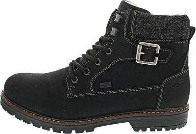 F3642 Lace-up Boots Black