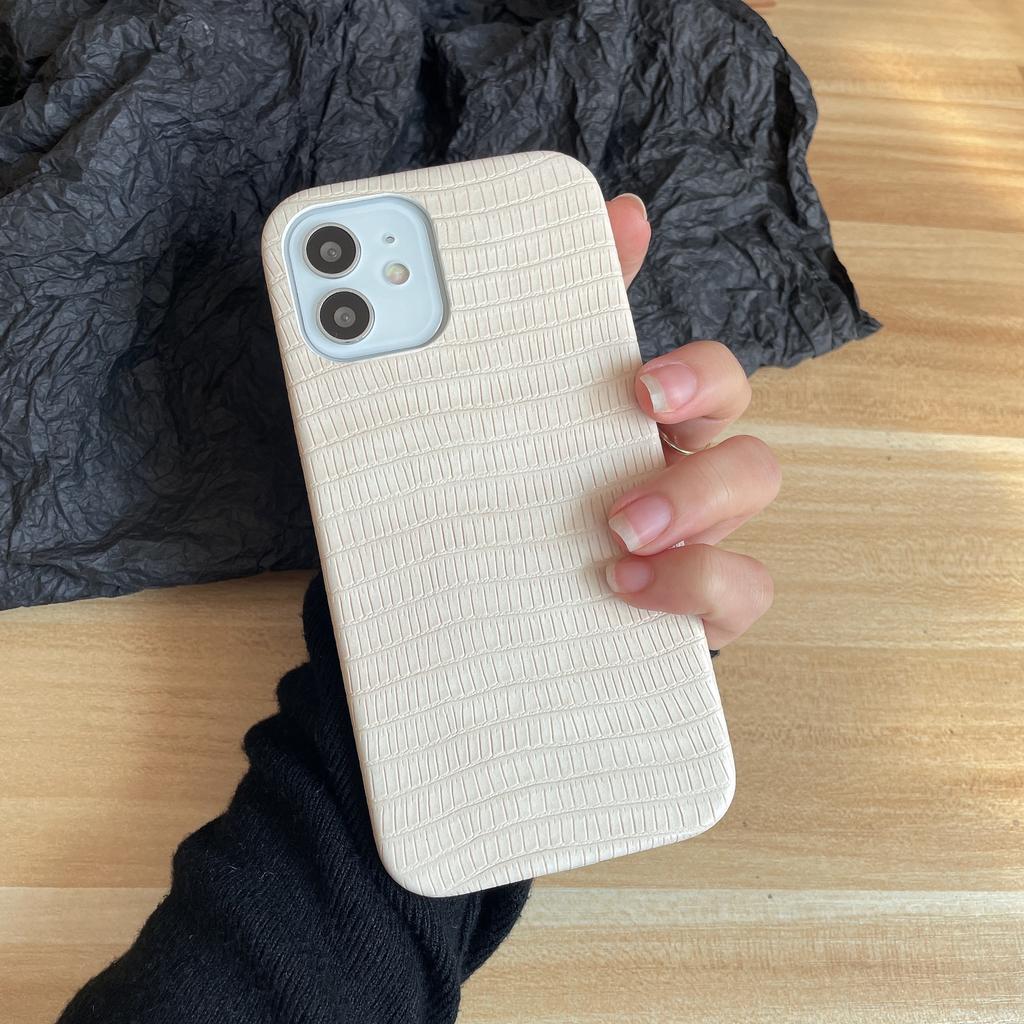 Cold wind rhombus cortex iPhone13 Apple 12 mobile phone case 11promax simple 8p/7se/x suitable