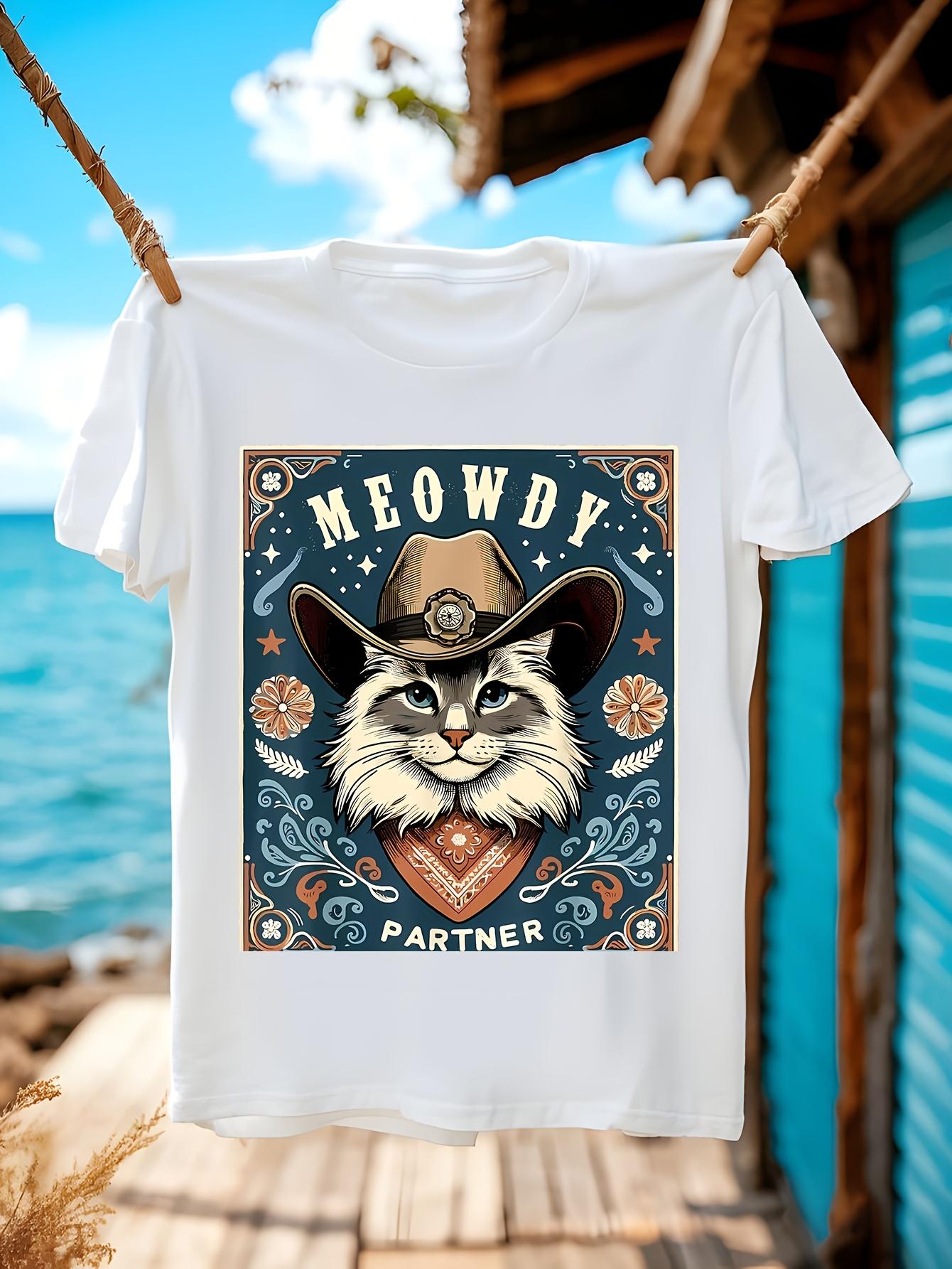 Humorous Black Cotton Tshirt for Adults Featuring a Weste... XL