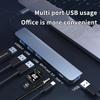 8 In 1 Usb Type C Hub Docking Station With 3.5Mm Audio Jack Adapter Micro Tf Sd Card Reader For Macbook Laptops Tablet Phone