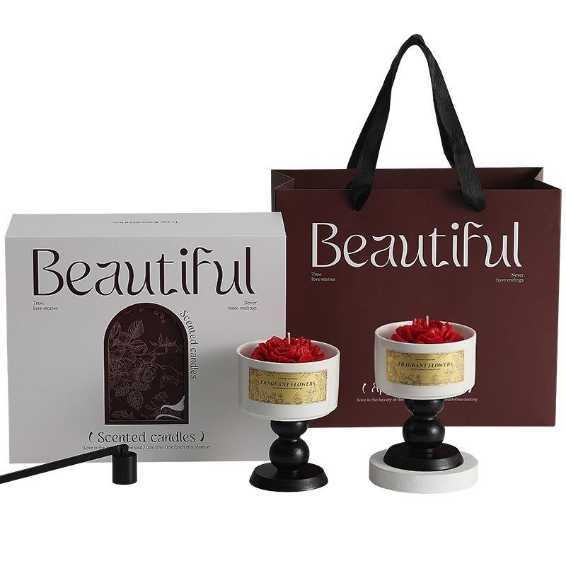 Camellia Scented Candle Premium Sense Bedroom Lasting Fragrance Ornament