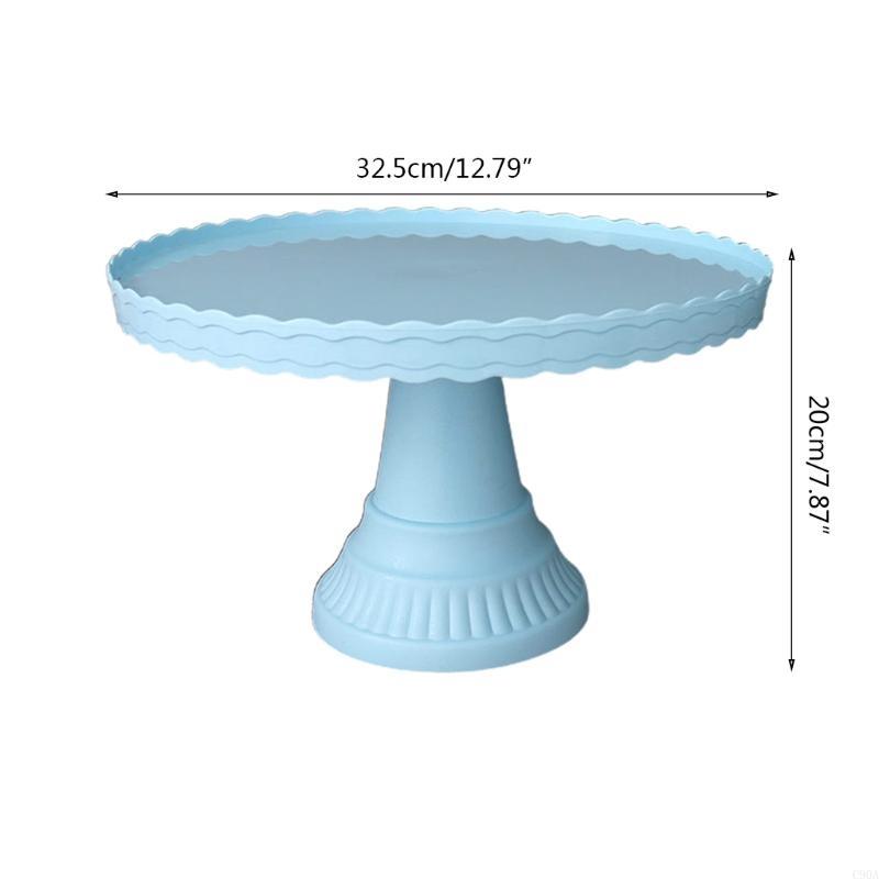C90A Plastic Cake Stand Display Rack Wedding Decoration Birthday Cake Tray Dessert Cake Tools Desktop Tray for Wedding Birthday